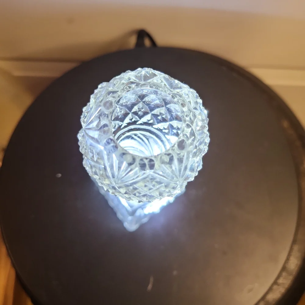 Antique Cut Crystal Bud Vase 6" - Picture 5 of 10